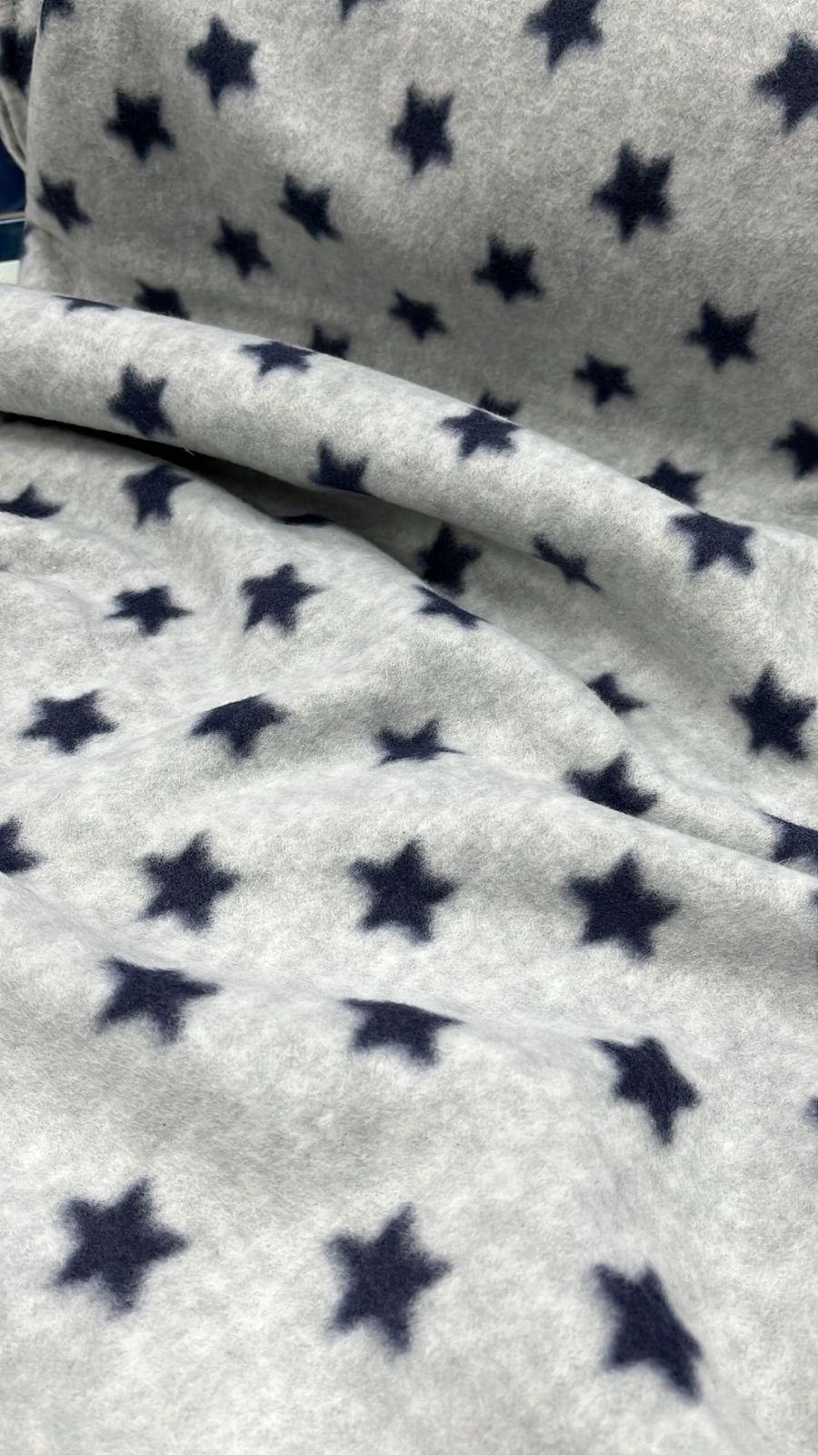 Soft Estampado - Estrelas Azul marinho/Cinza