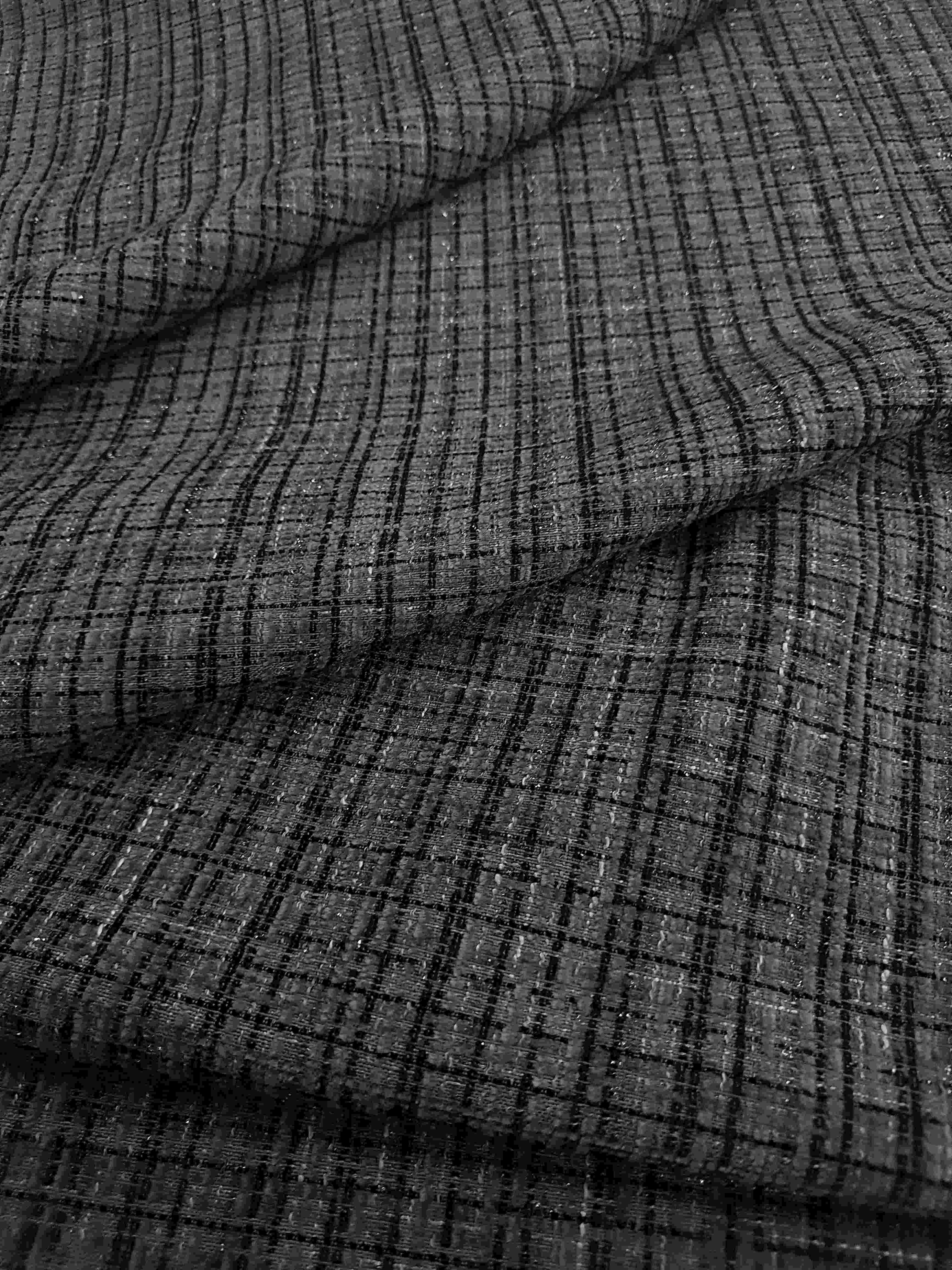 TECIDO LÃ TWEED CHECKS (XADREZ VERDE) - Ponto dos Tecidos