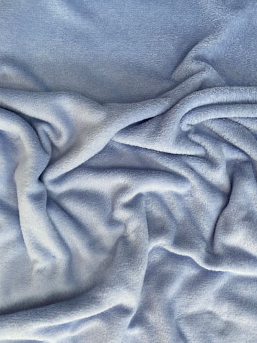 Manta Fleece Lisa - Azul Céu