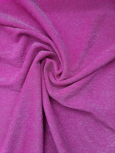 Malha Lurex - Rosa Pink