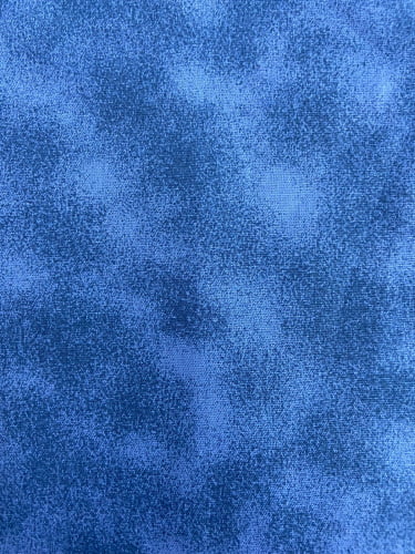 Tricoline Estampada Poeirinha - Azul Cobalto
