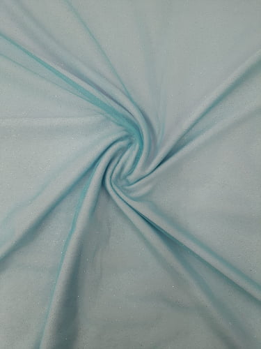 Tule Glitter - Azul Tiffany
