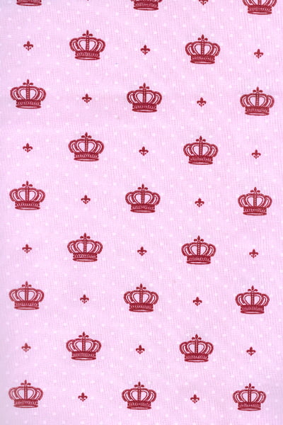 Tricoline Estampada Coroa Rosa - Imperial 1